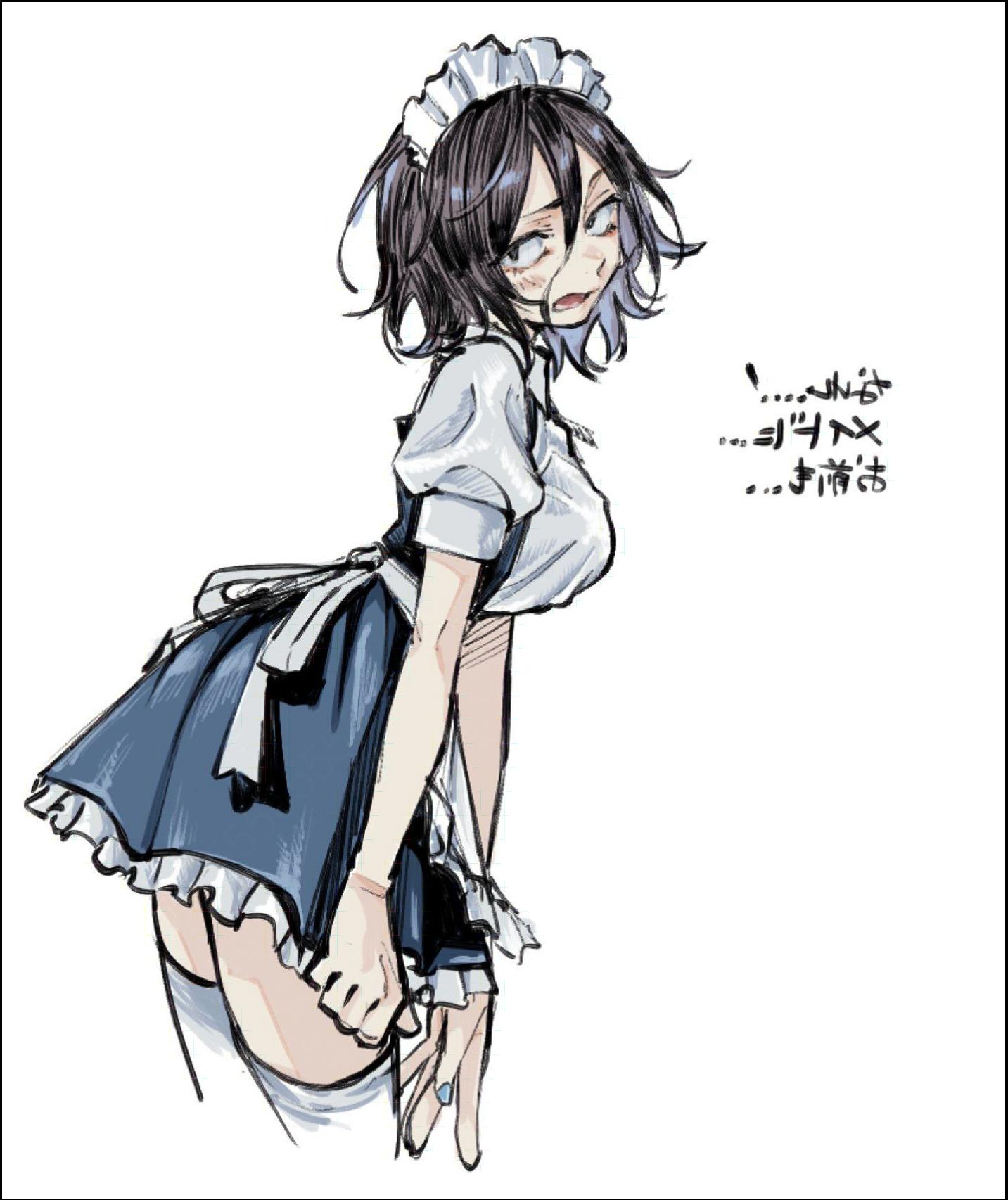 a woman in a black dress and a black and white photo