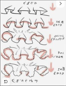 a photo taken from the inside of a wall