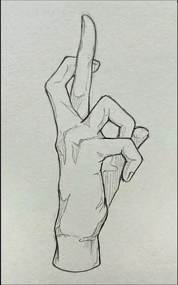 a painting of a woman holding a white and black object