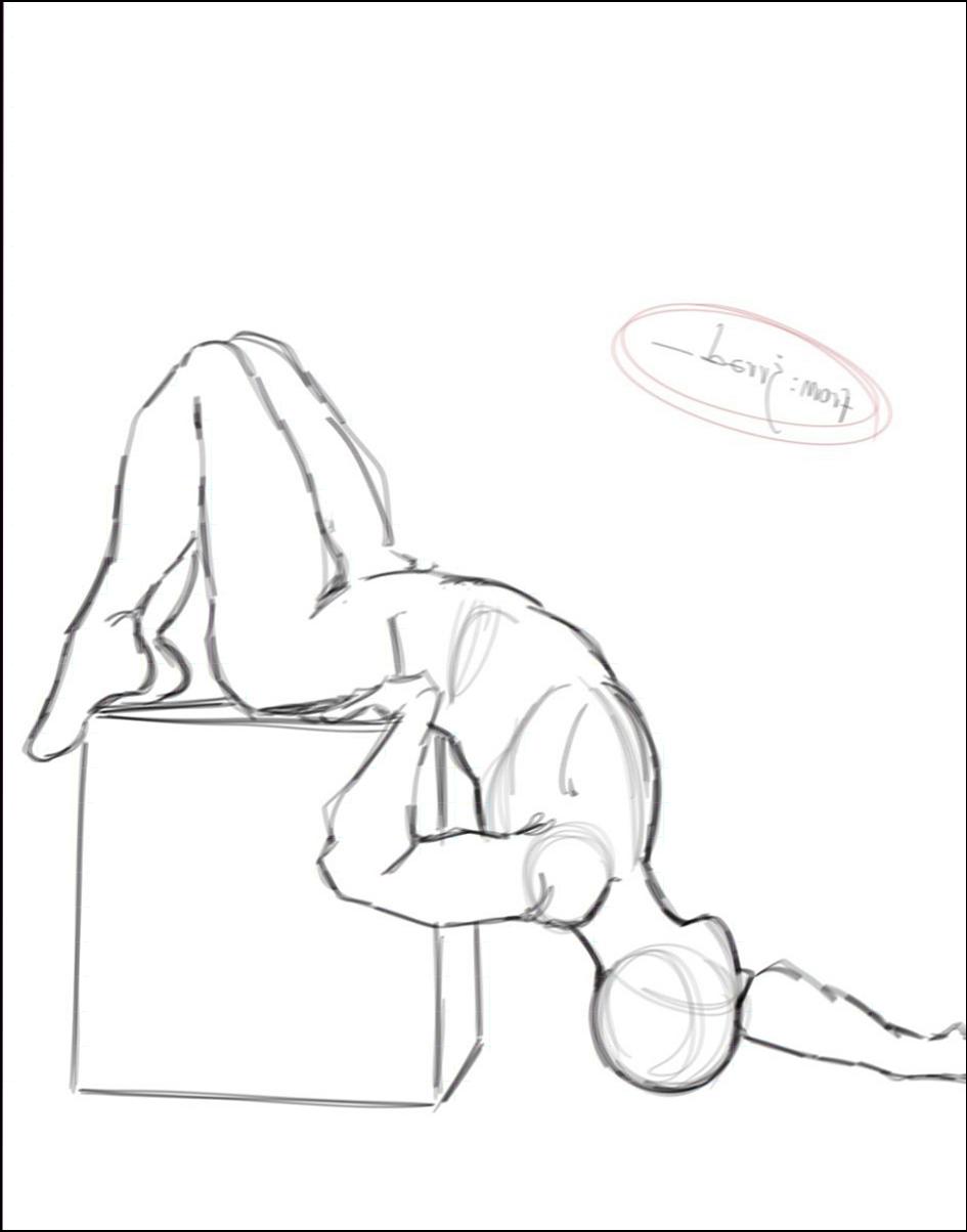 a painting of a painting of a man and a bird