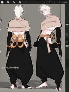 two people dressed in costumes dressed up like zombies