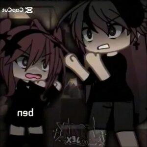 two photos of a woman with a cat on her head