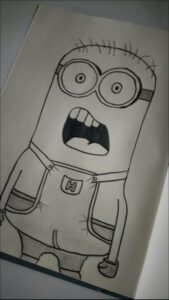 a painting of a painting of a man with a black and white striped shirt