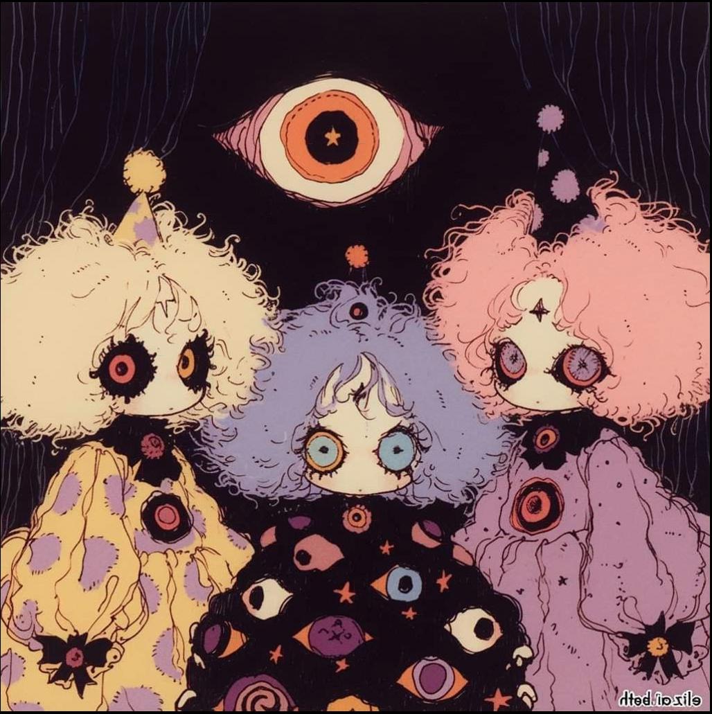 a painting of a woman and a cat