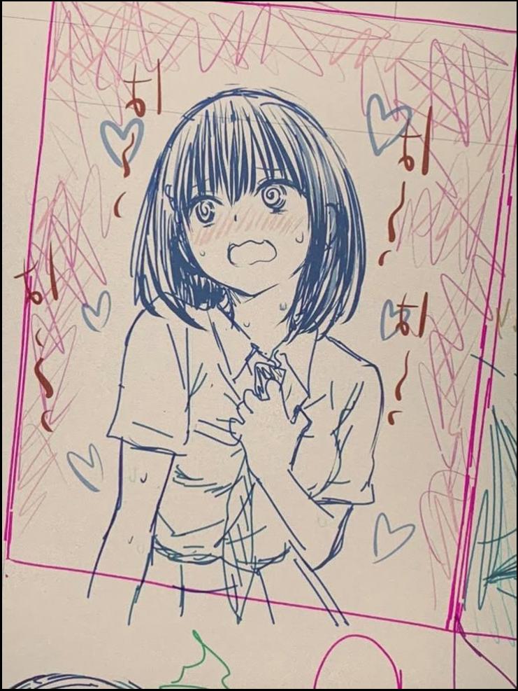 a painting of a woman with a cat on it