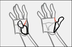 a painting of a man with a skateboard