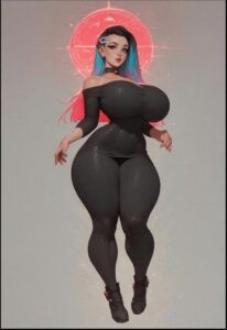 a woman in a black dress holding a pink umbrella