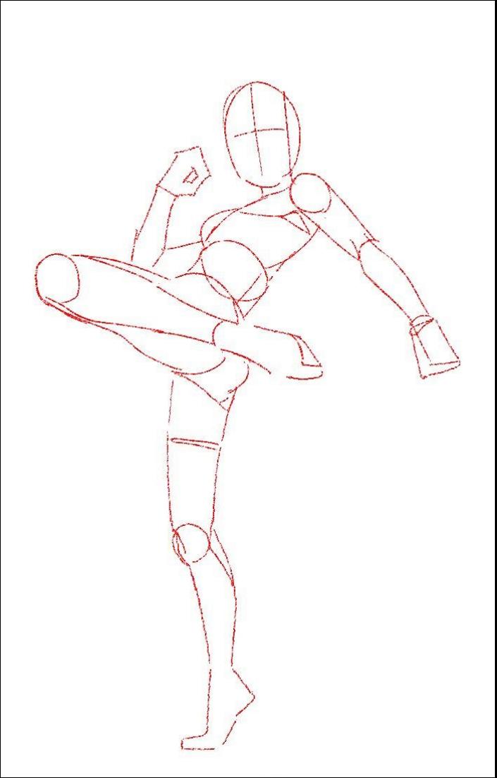 a painting of a person holding a toy