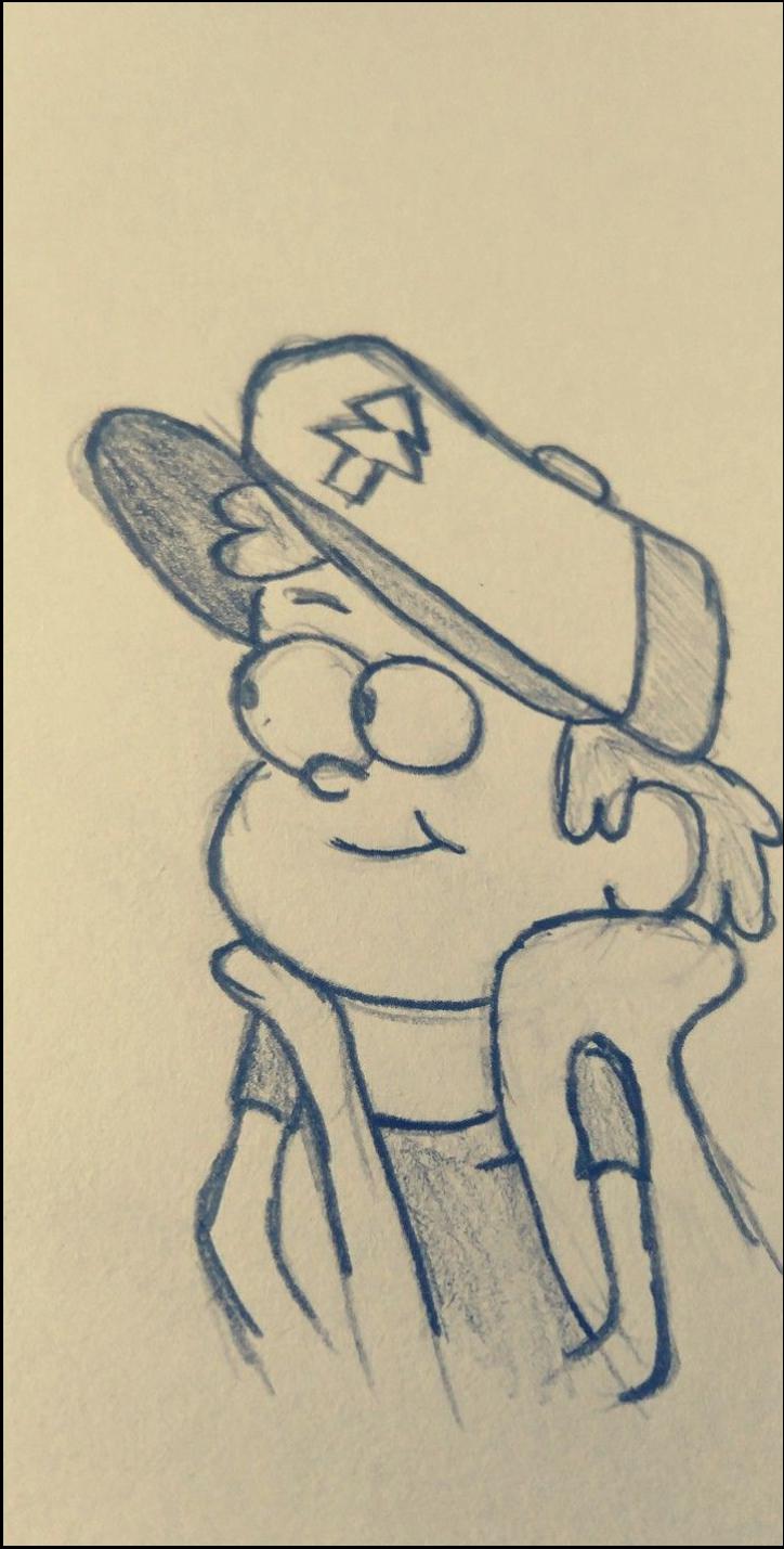 a painting of a man with a bird on his head