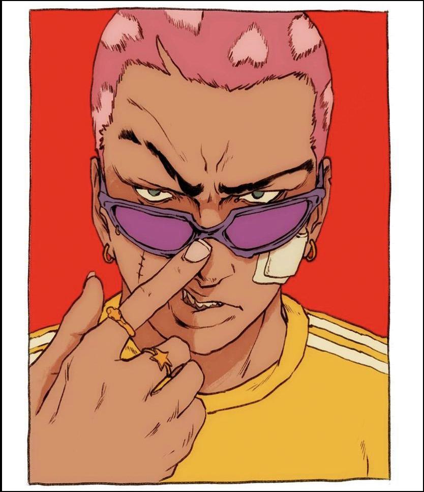 a painting of a woman with a red hair