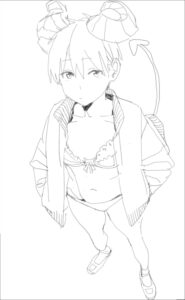 a painting of a woman holding a white and black bird