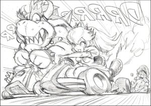 a painting of a painting of a man on a horse