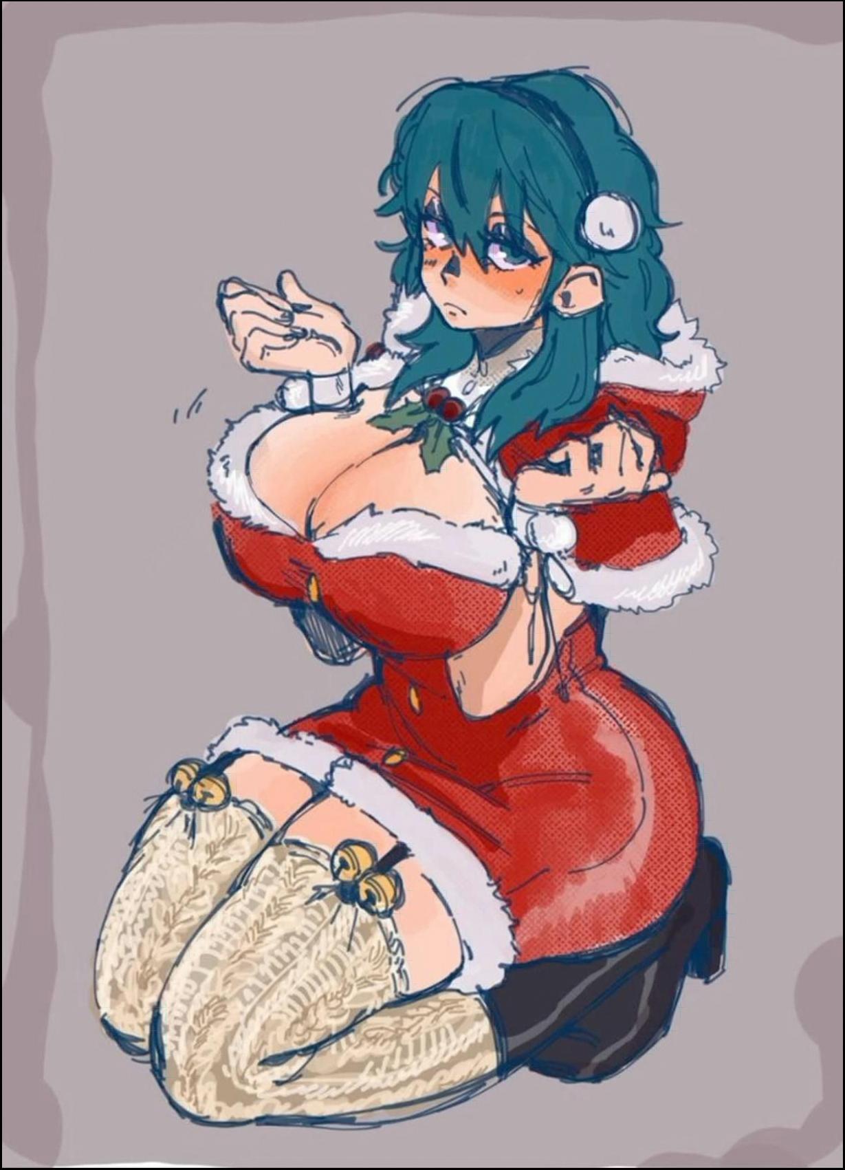 a painting of a woman and a man on a painting