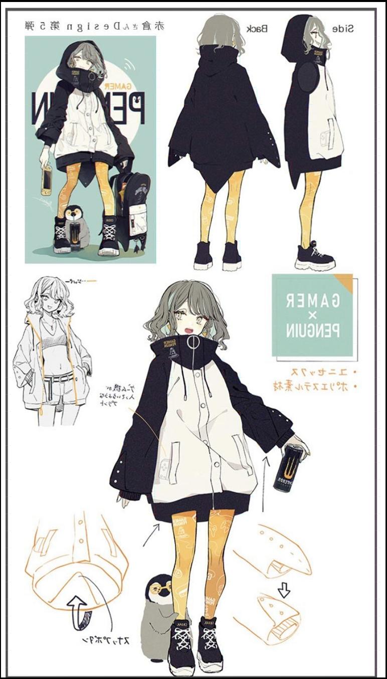 a collage of photos of a woman dressed in a black and white outfit