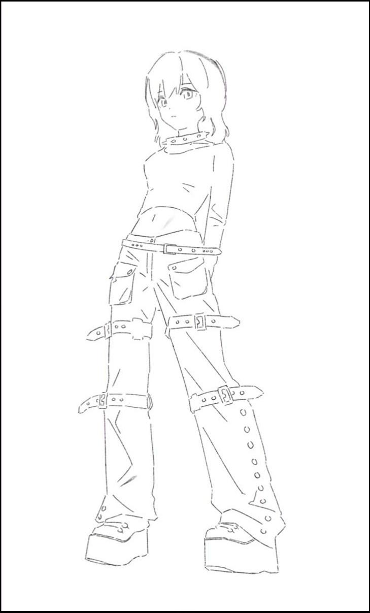 a painting of a man in a suit on a white background