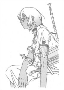 a painting of a man in a suit and tie