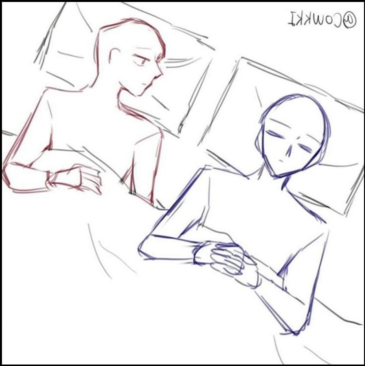 a painting of a man with a black and white striped shirt