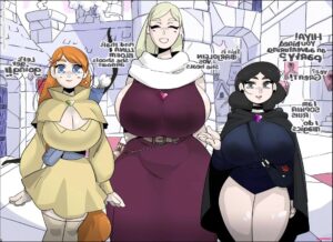 a collage of a woman dressed in a suit and a man dressed in a suit