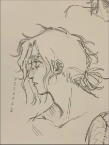 a painting of a man on a horse