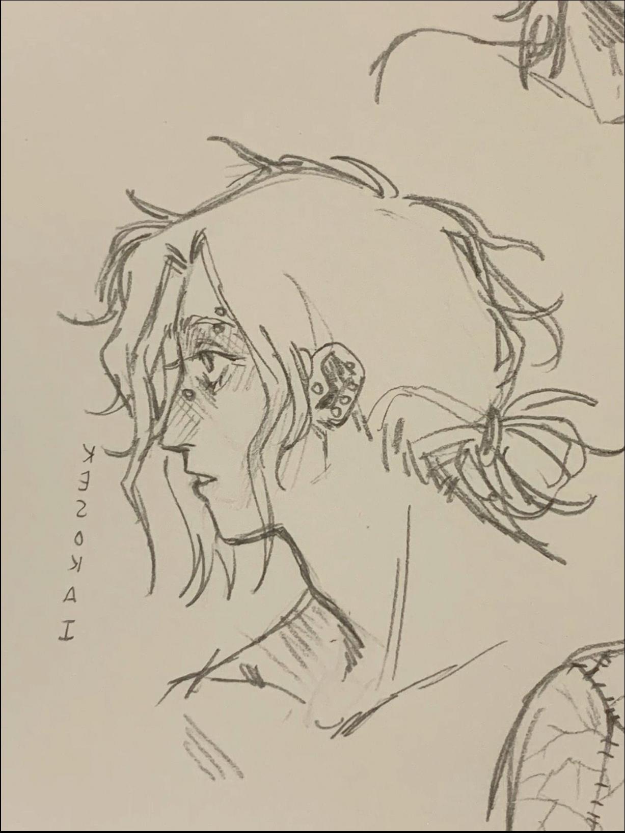 a painting of a man on a horse