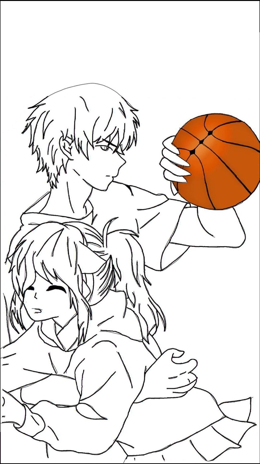 a basketball is shown with a bird on it