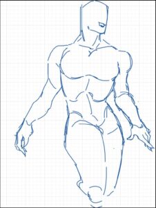 a painting of a man in a suit