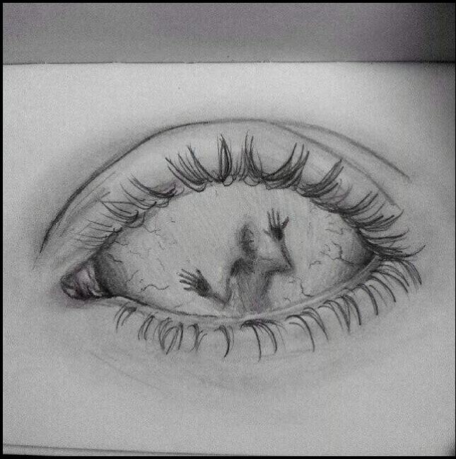 a close up of a close up of a face