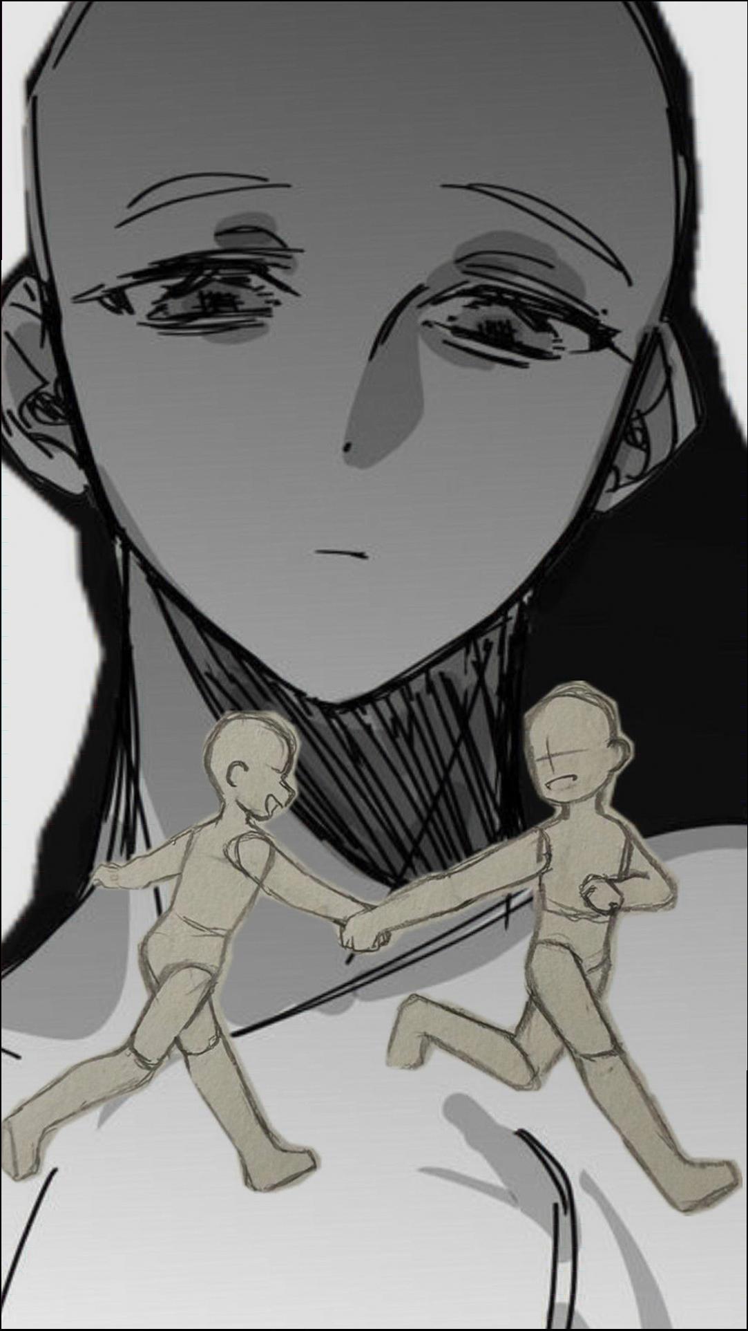 a painting of a woman holding a stuffed animal