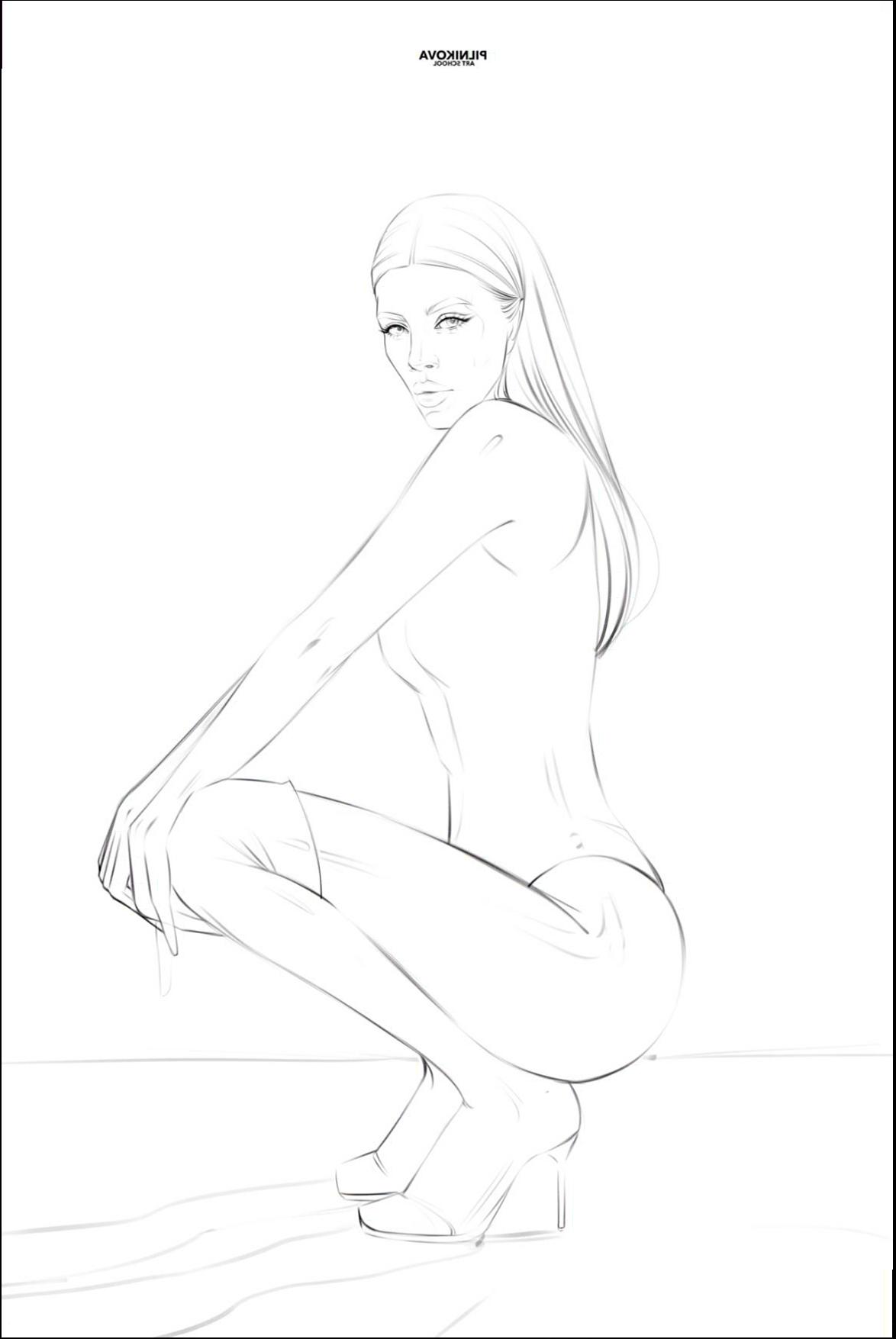 a painting of a woman in a white dress