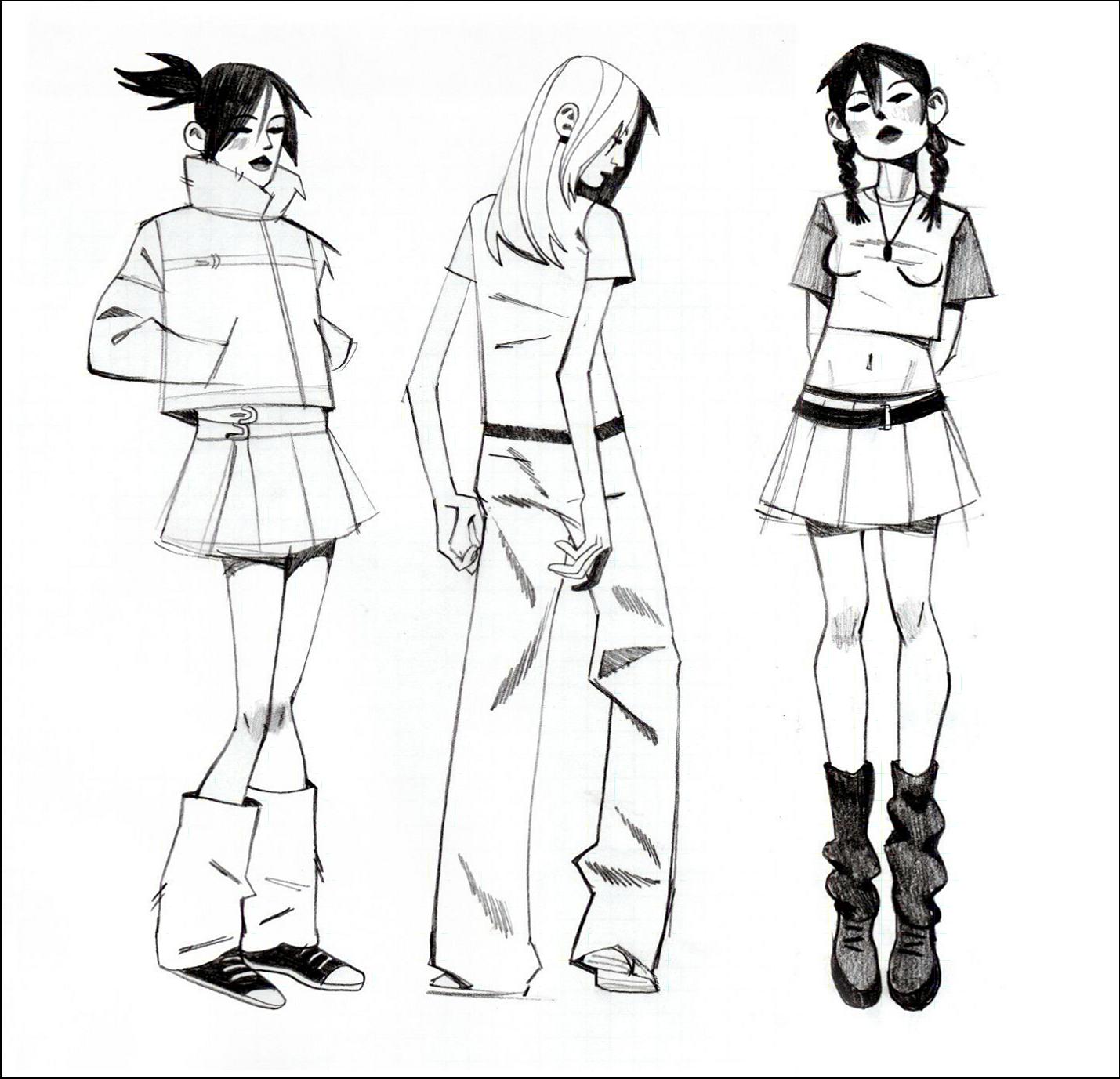 two photos of a woman dressed in white and black