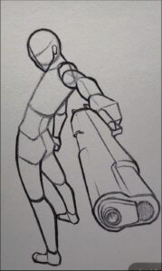 a pair of scissors hanging on a wall