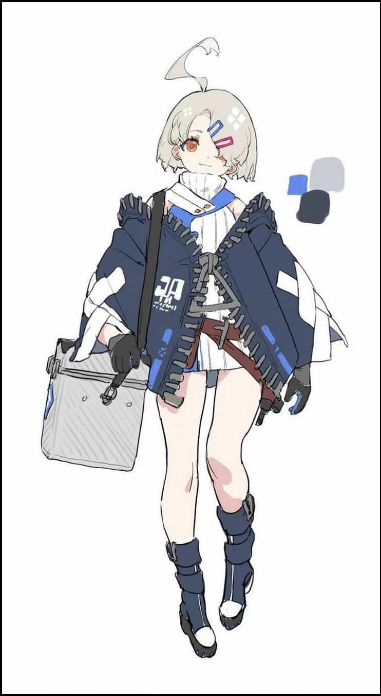 a person with a suitcase and a stuffed animal