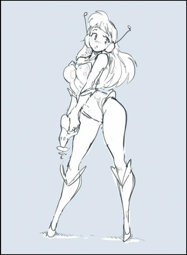 a painting of a woman in a black dress