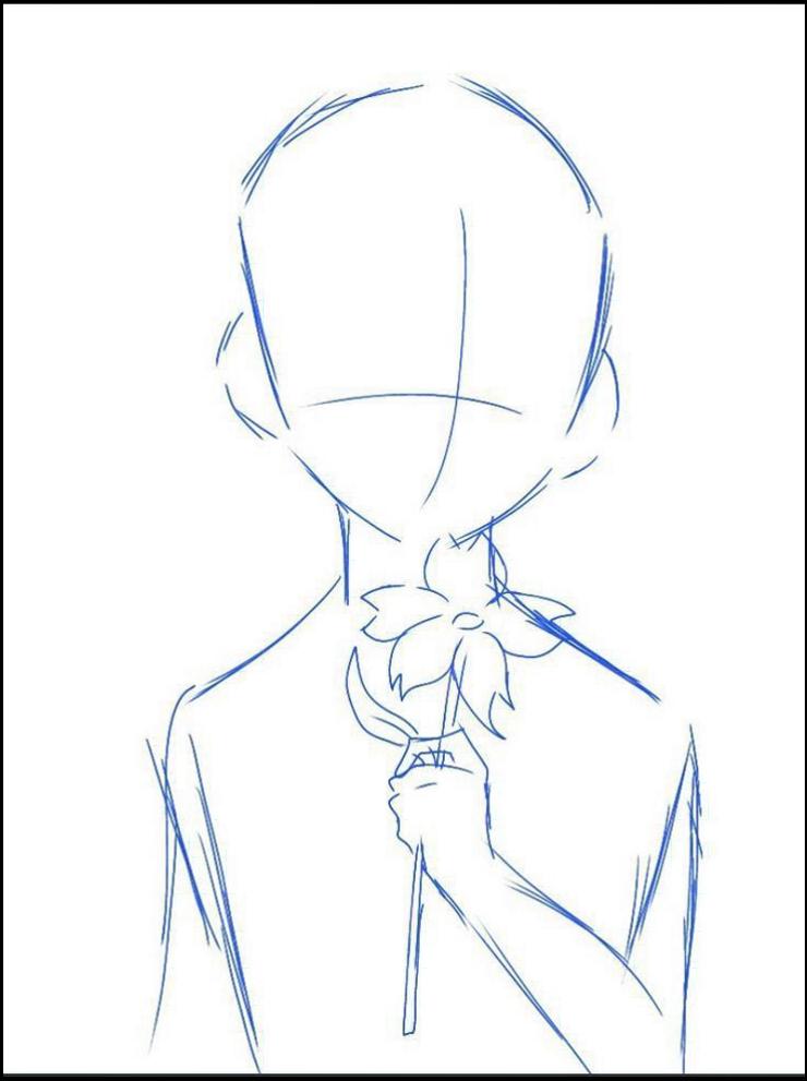 a painting of a man in a black and white photo