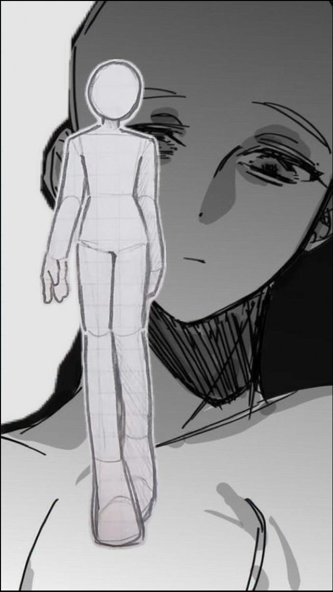 a painting of a man with a cartoon on his head