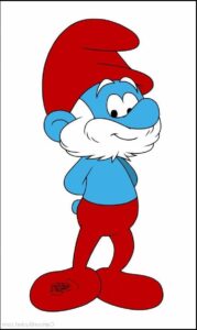 a stuffed bear is sitting on a red background