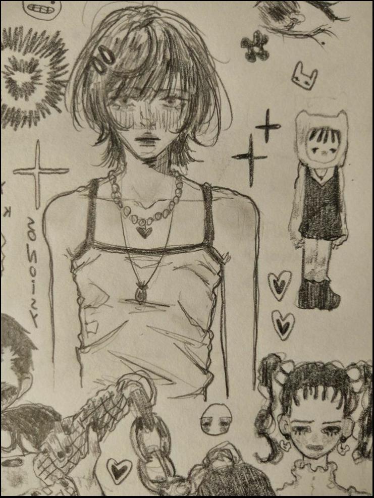 a painting of a woman with a sword and a hat