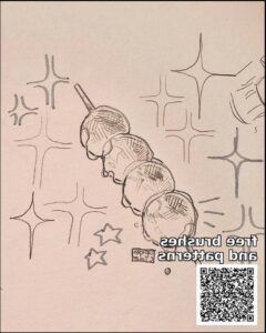 a painting of a group of people on a plane