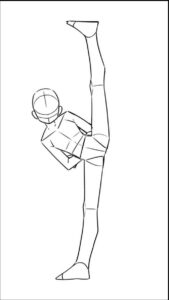 a painting of a man on a skateboard