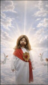 Child Jesus with halo Child Jesus with halo