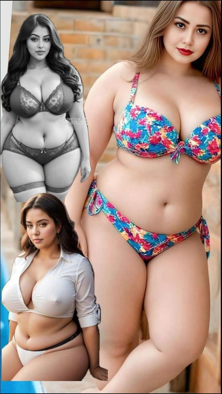 a woman in a bikini and a man in a white shirt