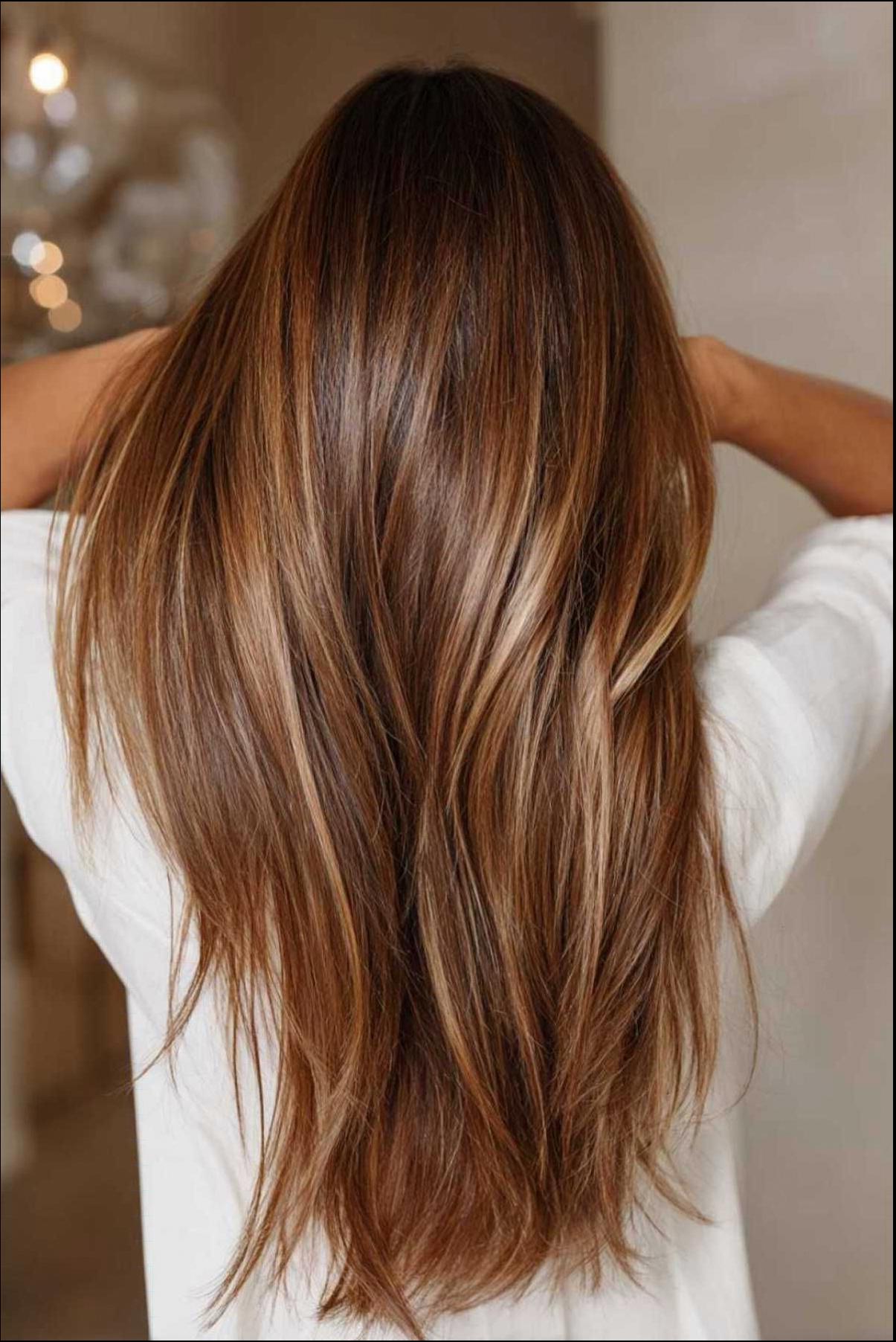 a woman is looking at the camera while she is brushing her hair