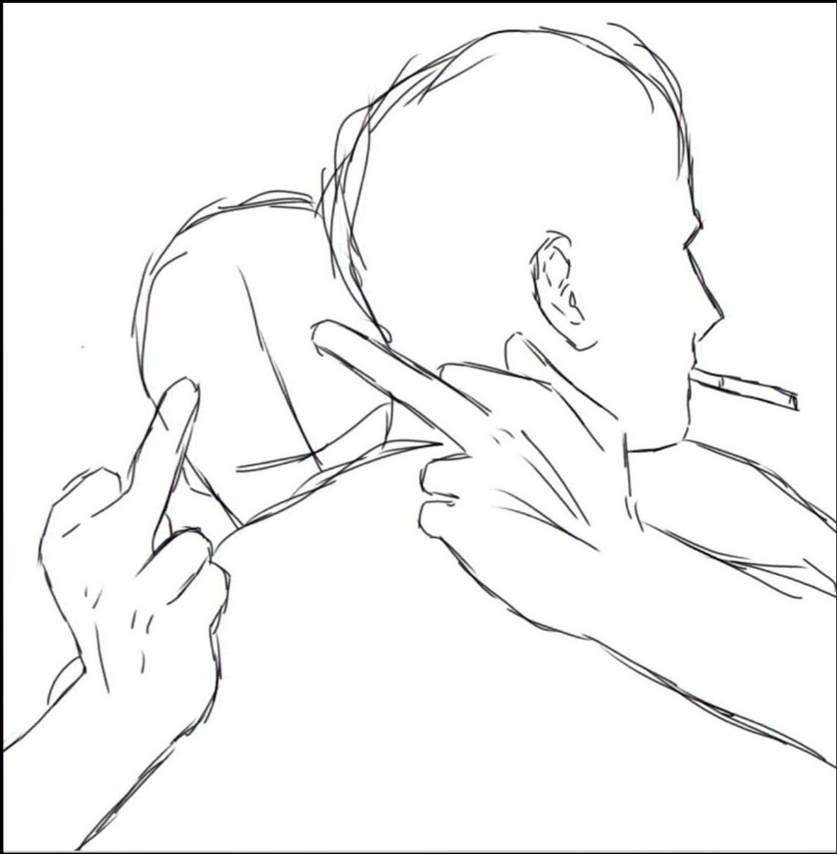 a painting of a man in a suit