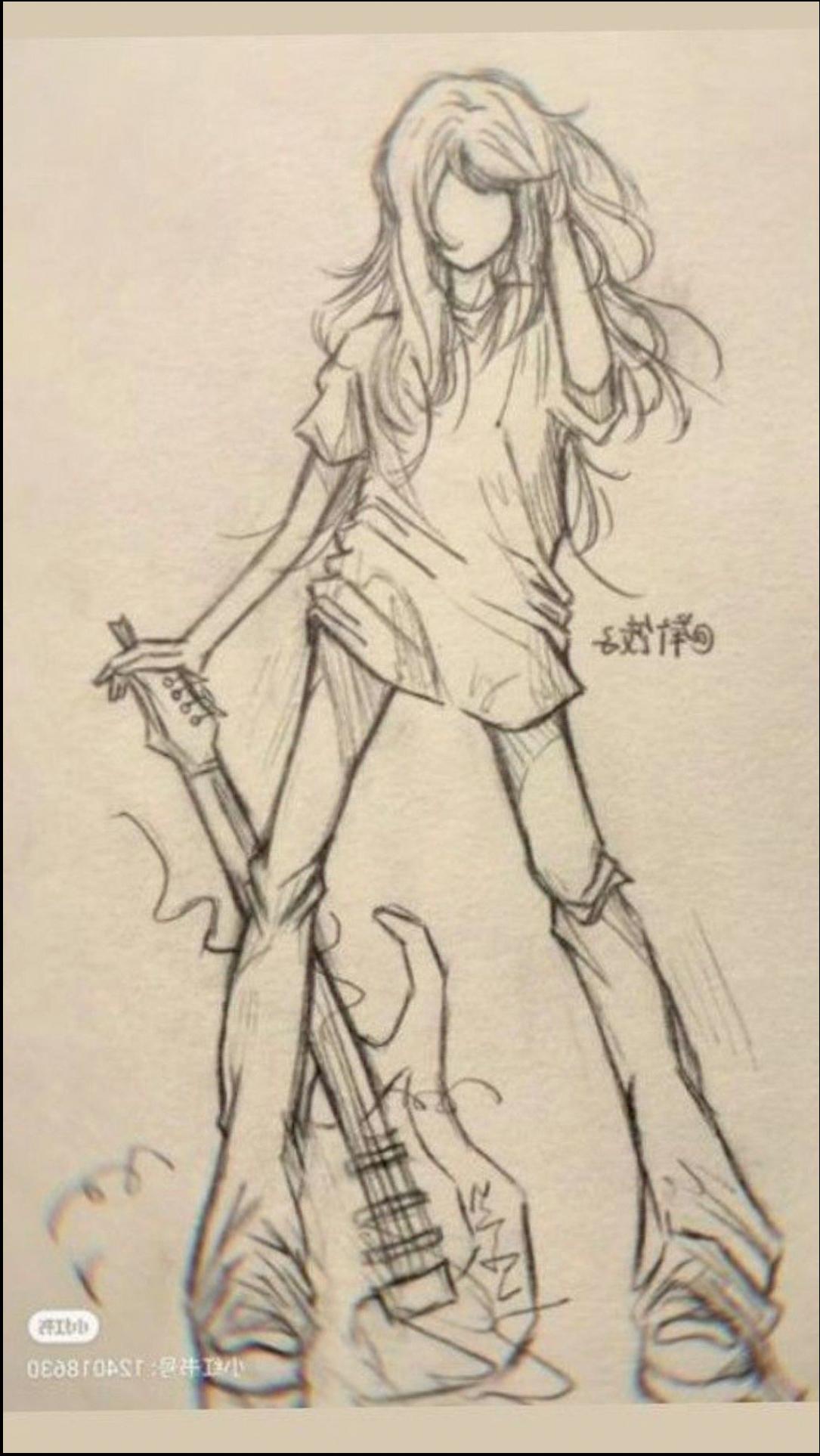 a painting of a woman with a flower in it