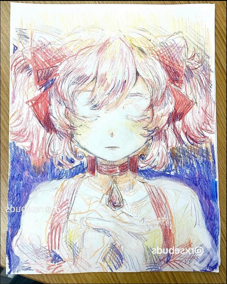 a painting of a painting of a woman in a blue dress