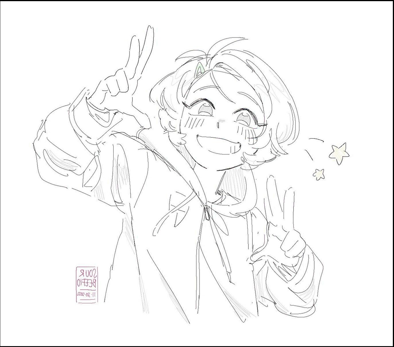 a painting of a man with a large, black bird on his head