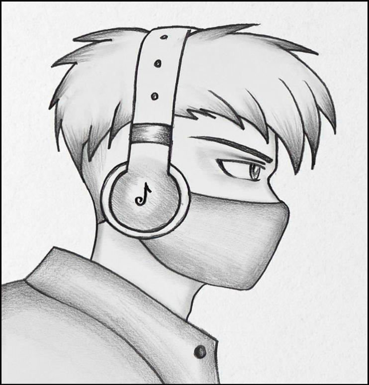 a painting of a man with a black and white teddy bear