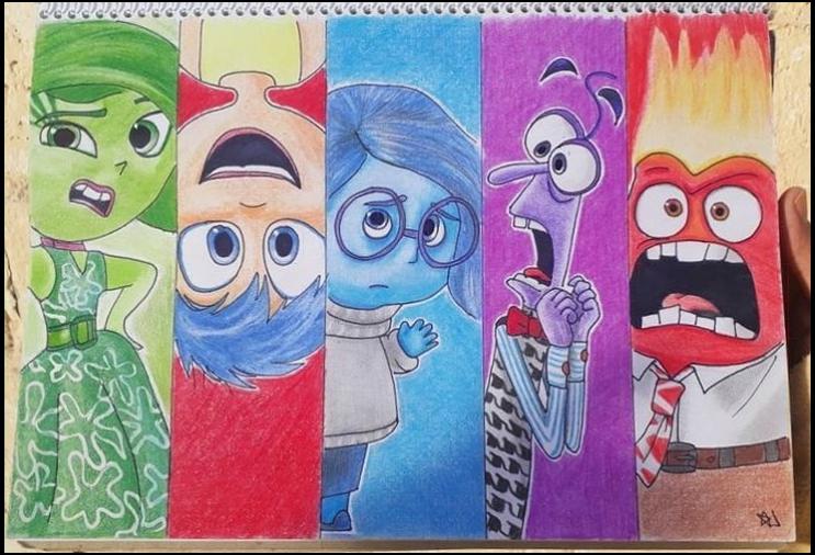 a collage of photos of a man with a colorful tie