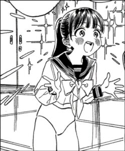 a painting of a man with a cat on his head