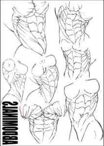 a painting of a painting of a man and a woman